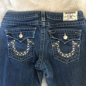 Size 30 rhinestone True Religion women’s jeans